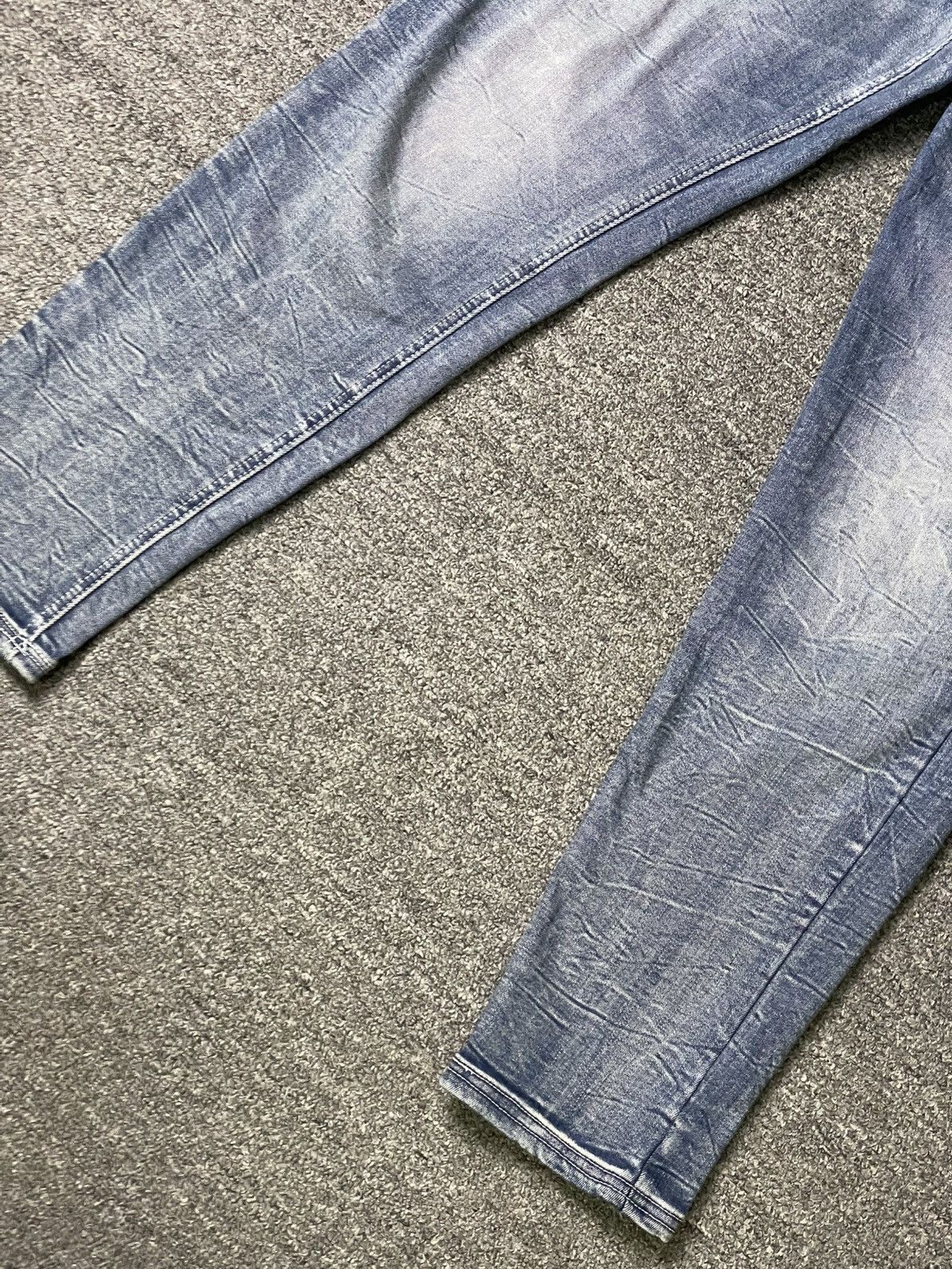 Japanese Brand × Vintage BACK NUMBER x Keep Air Warm Casual Jeans (92) Size US 31 - 2 Thumbnail