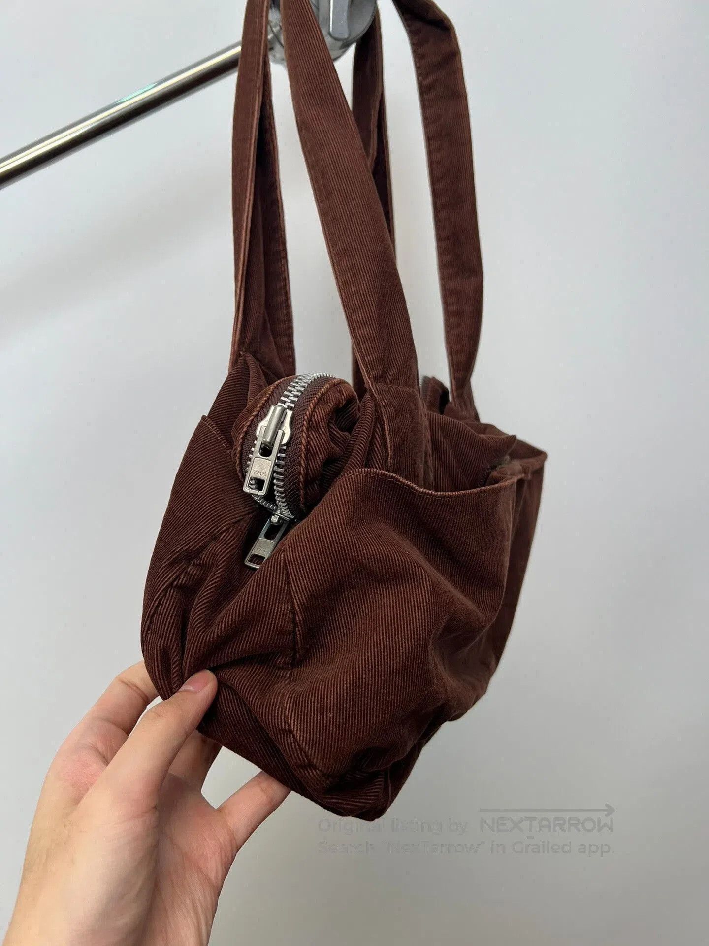 Yohji Yamamoto Yohji Yamamoto Corduroy Baguette Bag. Size ONE SIZE - 3 Thumbnail