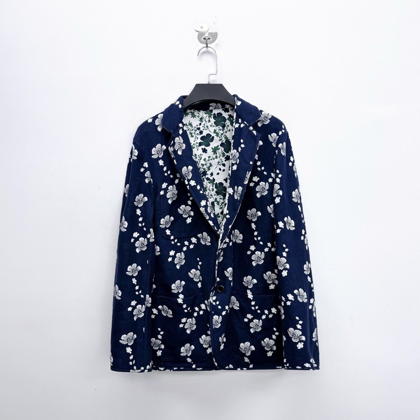 Hermes Hermes Runway Bohemian Lily Silk-Cotton Blazer Size US M / EU 48-50 / 2 - 3 Thumbnail