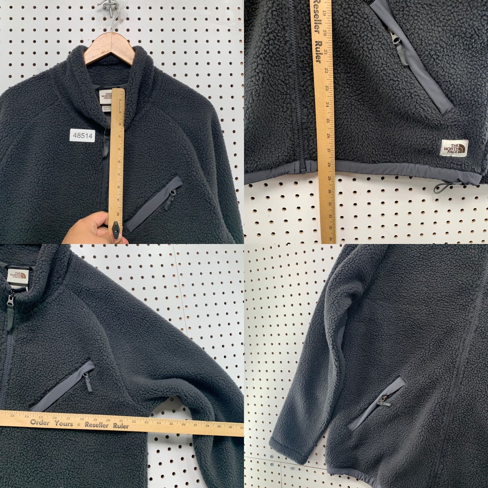 The North Face The North Face Fleece Jacket Mens Large Grey Full Zip Sherpa Deep Pile Size US L / EU 52-54 / 3 - 9 Thumbnail