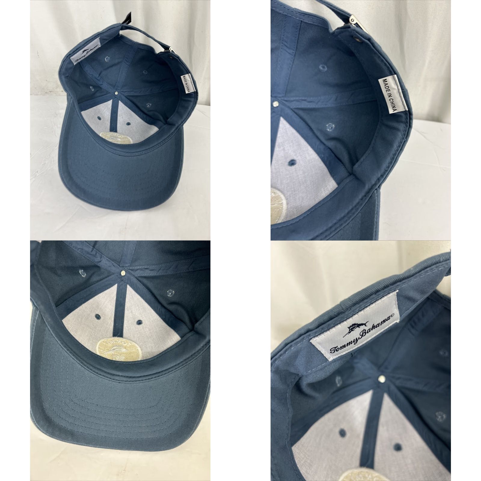 Tommy Bahama Tommy Bahama Baseball Cap Blue Adjustable Strap Back Logo Dad Mens Cap Size ONE SIZE - 9 Thumbnail