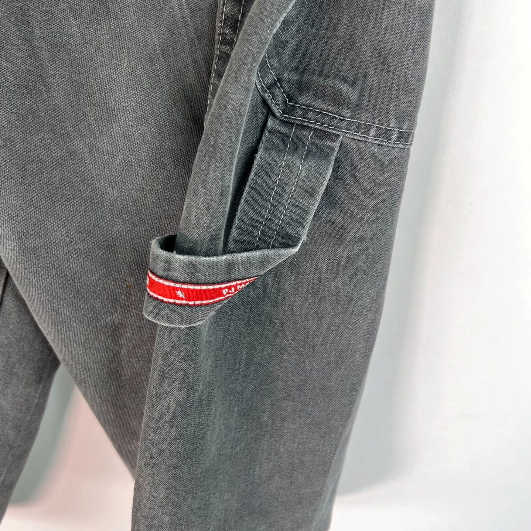 Denime PJ Mark Cargo Shorts Mens Size 38 Black Denim Pockets High Rise American Size US 38 / EU 54 - 3 Thumbnail