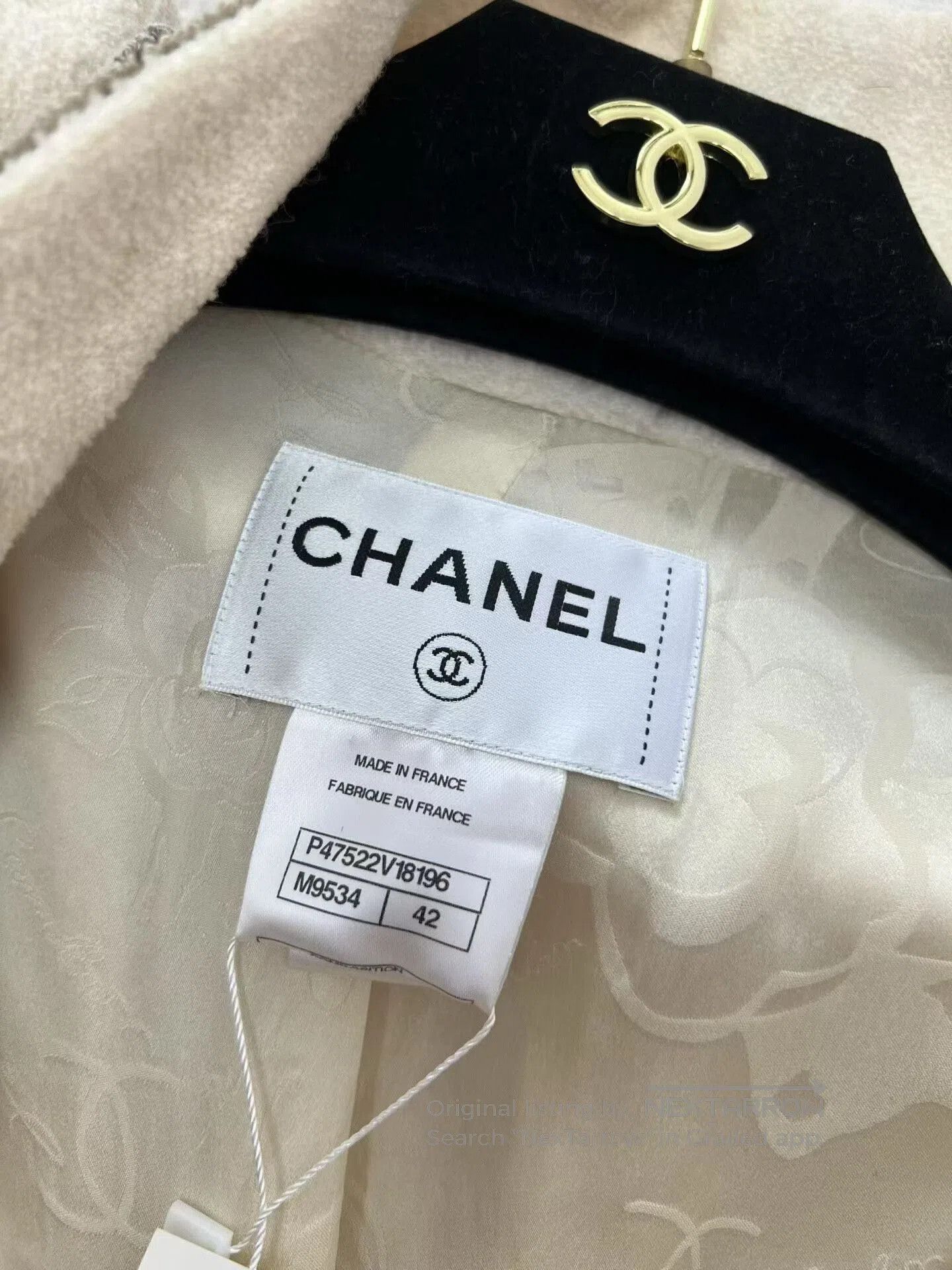 Chanel Chanel Color-Block Long Coat with Pockets. Size M / US 6-8 / IT 42-44 - 7 Thumbnail