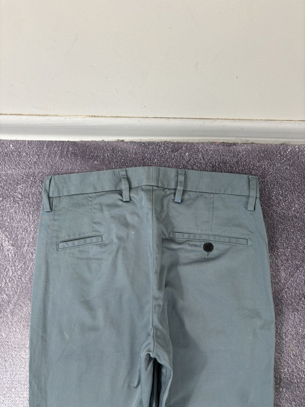 Acne Studios Acne Studios Max Satin Slim Fit Stretch Chino Pants Size US 28 / EU 44 - 14 Thumbnail