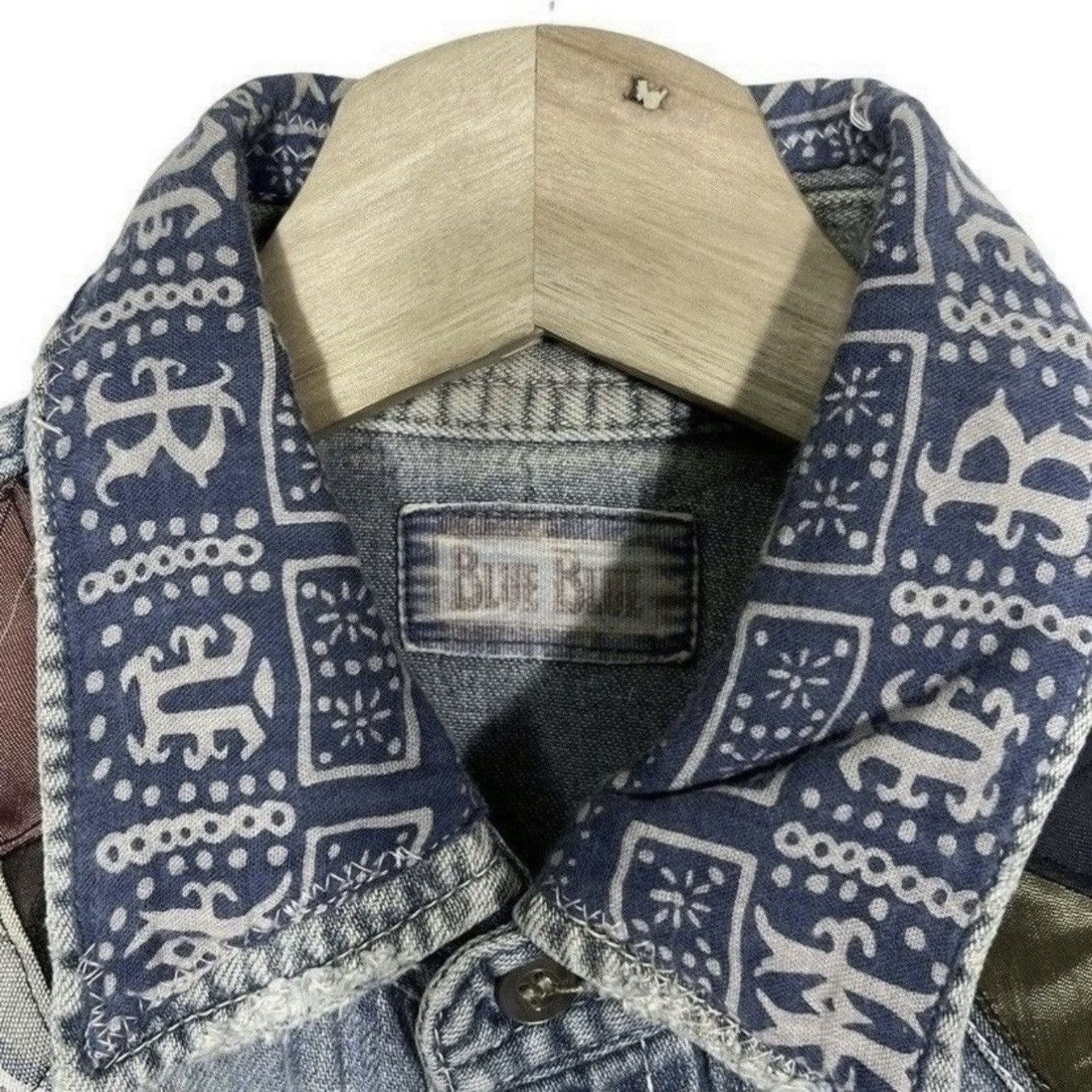 Blue Blue Japan blue blue japan flannel patchwork denim nice design Size US M / EU 48-50 / 2 - 6 Thumbnail