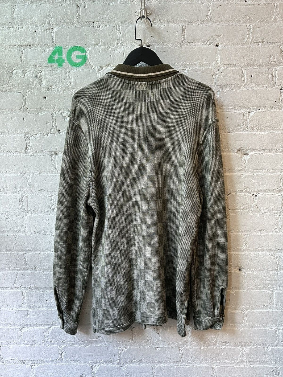Enfants Riches Deprimes ERD BROWN WOOL CHECKARD CARDIGAN SZ M Size US M / EU 48-50 / 2 - 4 Thumbnail