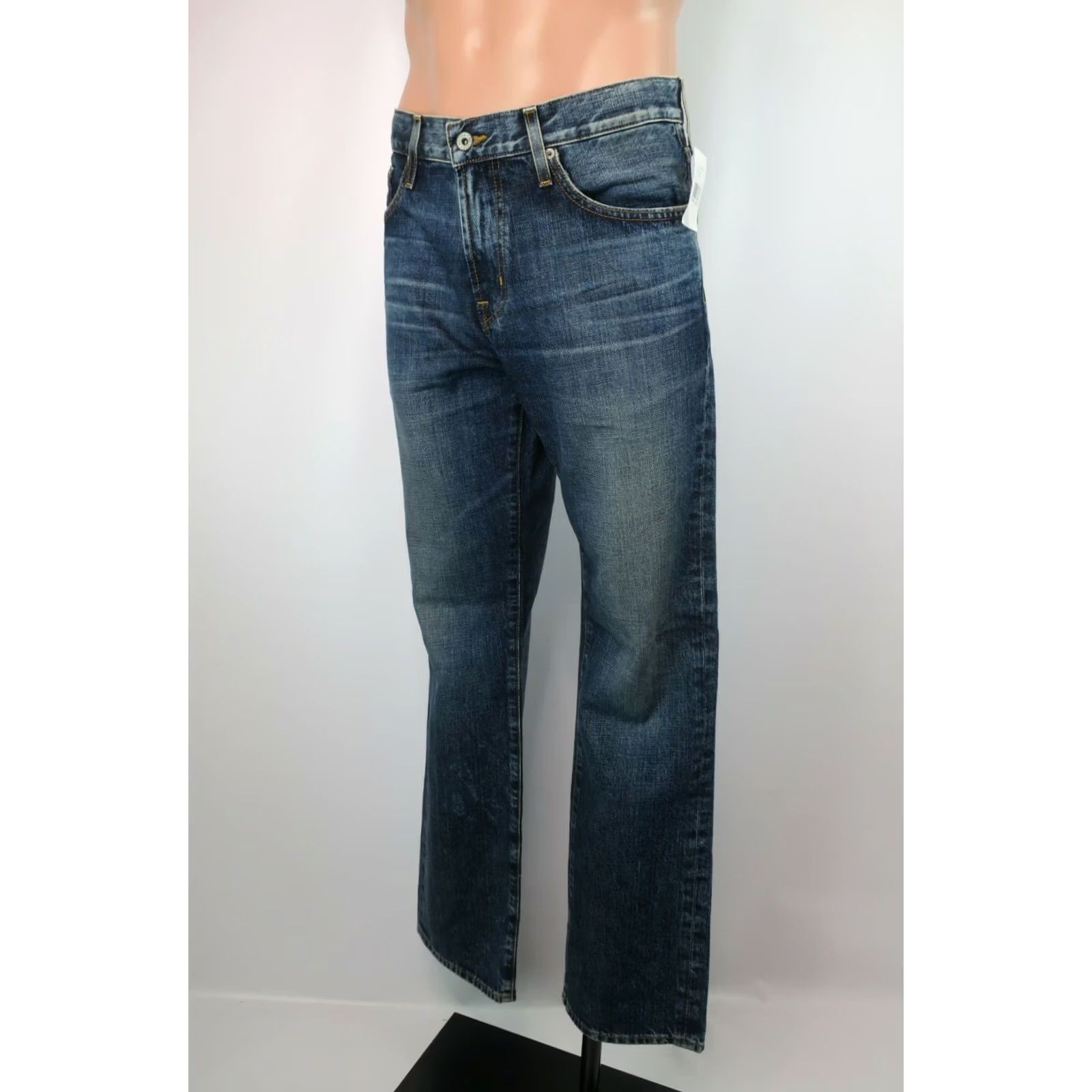 Vintage BIG STAR Jeans Union Regular Straight Medium Wash 32x32 Denim Men Distressed Stars 90s Style Vintage? No N/A Size US 32 / EU 48 - 5 Thumbnail