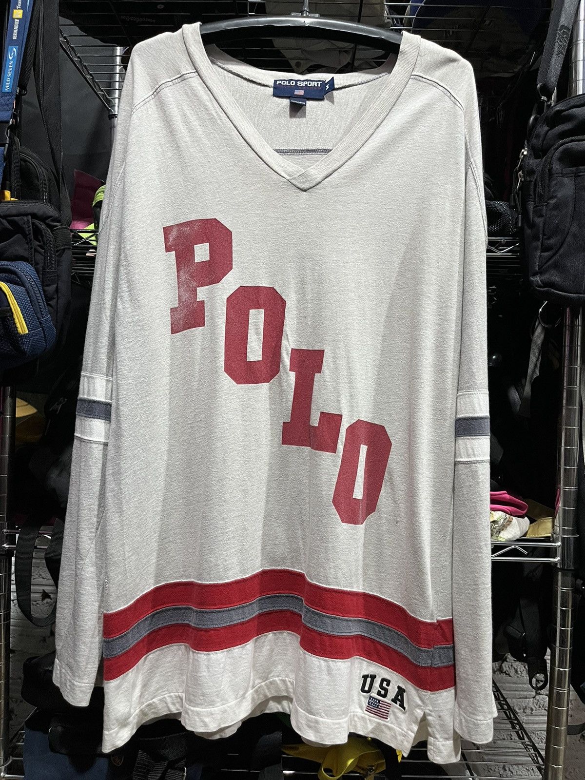 Polo Ralph Lauren Vintage Polo Sport 90s Cycling Sports T-shirt