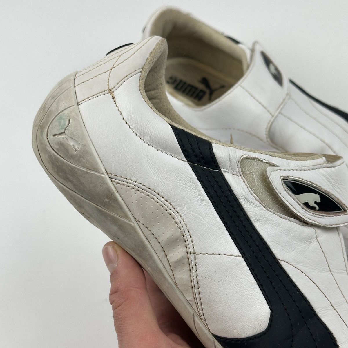 Hysteric Glamour × Puma × Vintage Vtg Puma Racing Leather Shoes Size US 10 / EU 43 - 3 Thumbnail
