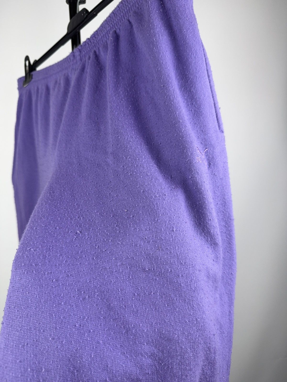 Puma Retro Vintage 90s Puma Made in Italy Purple Sweatpants L-XL Size US 36 / EU 52 - 6 Thumbnail