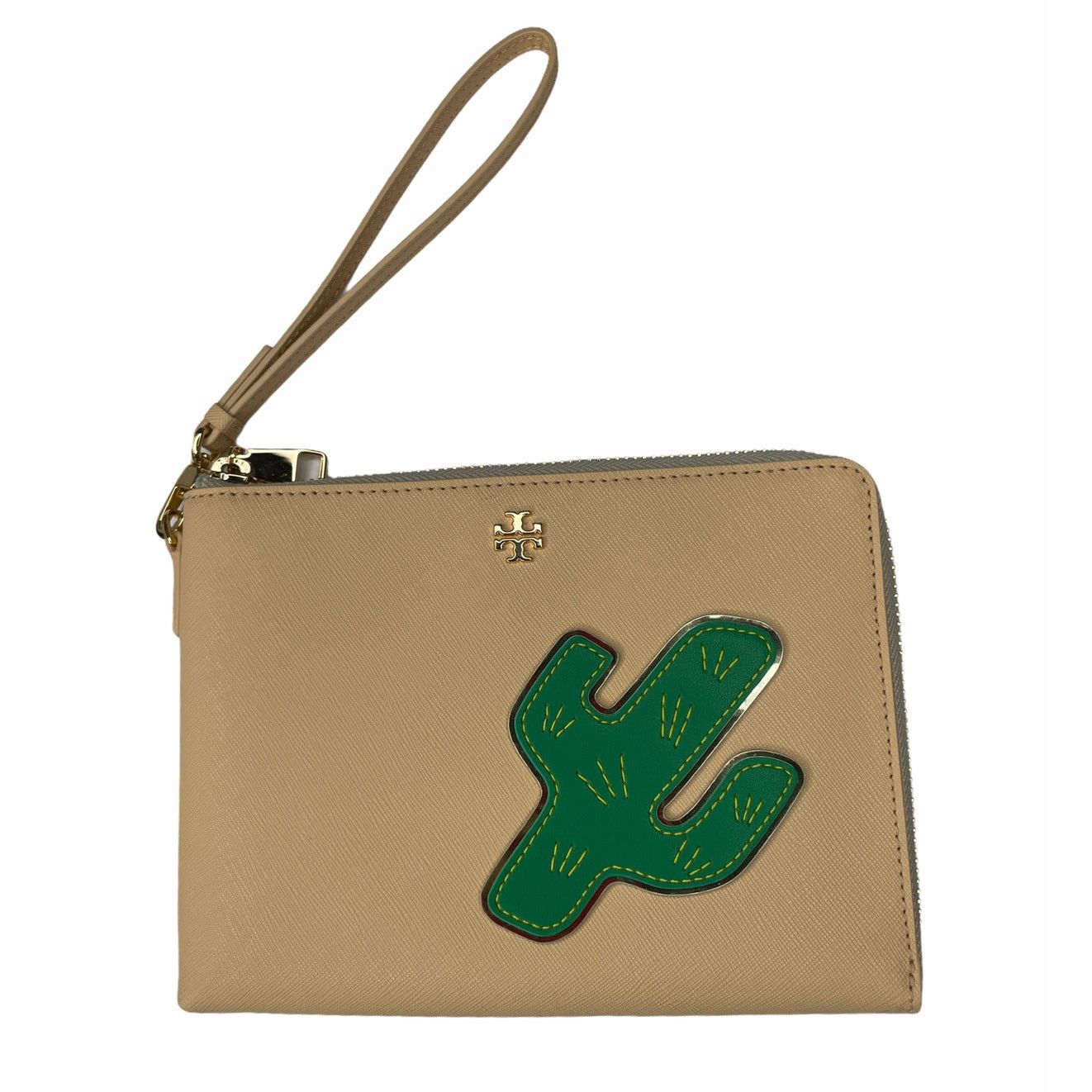 Tory Burch Tory Burch Natural Cactus Robinson Wristlet Wallet Size ONE SIZE - 5 Thumbnail