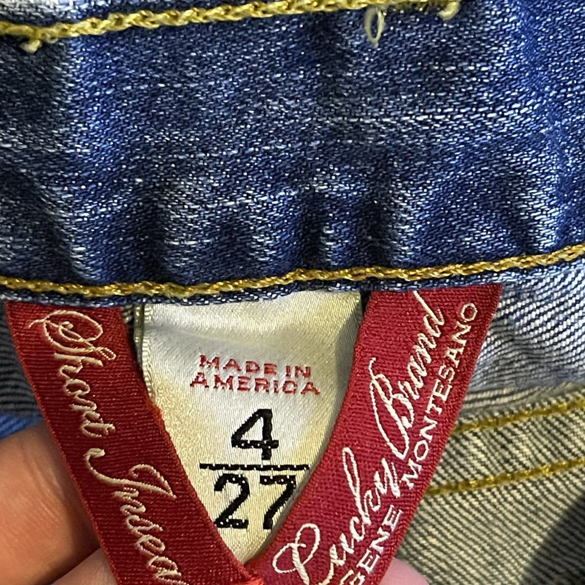 Lucky Brand VTG Lucky Brand Jeans Womens 4/27 Blue Bootcut Made USA Y2K Size 29" - 15 Thumbnail