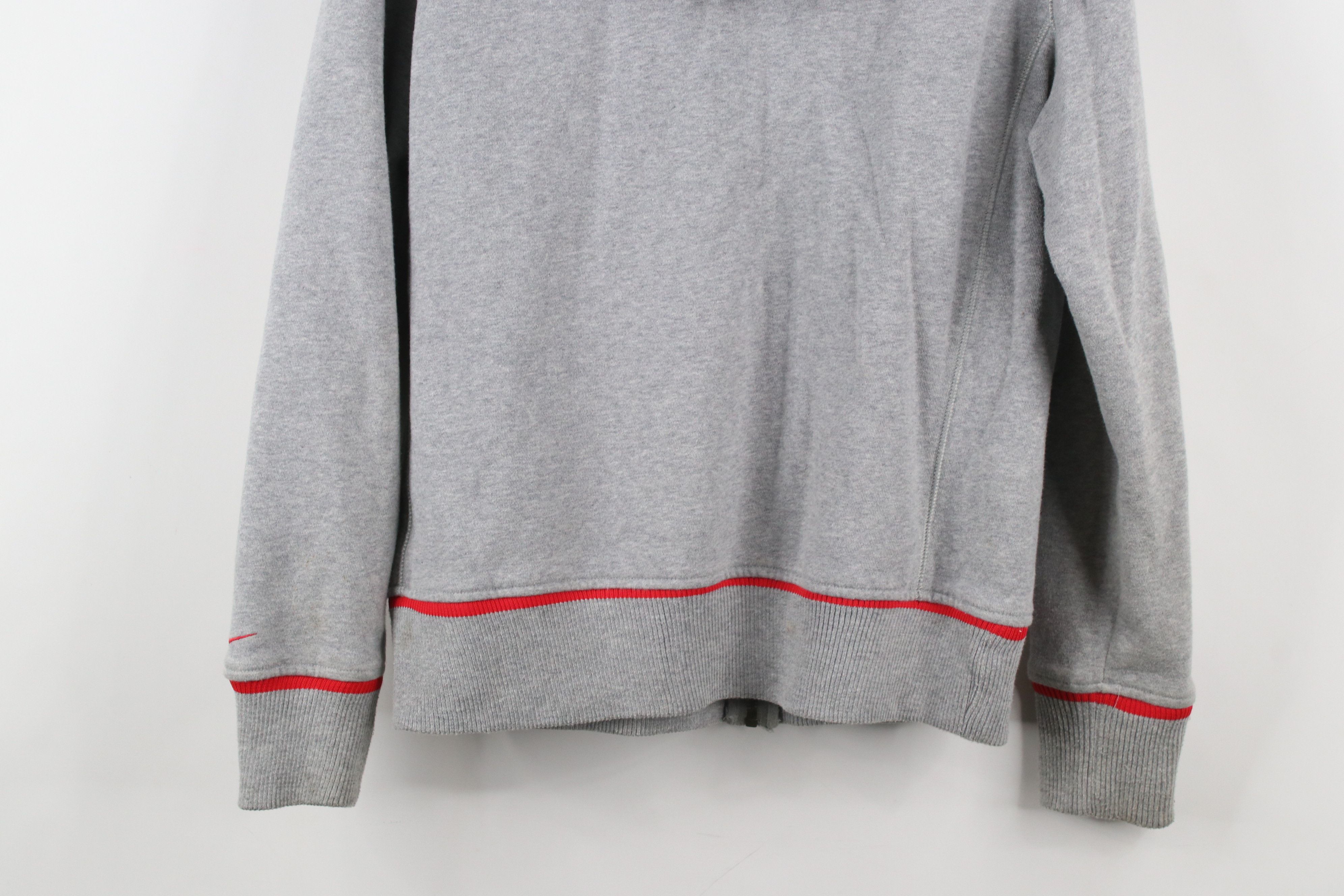 Nike × Vintage Vintage Nike Mini Swoosh Ohio State University Zip Hoodie Size M / US 6-8 / IT 42-44 - 14 Thumbnail