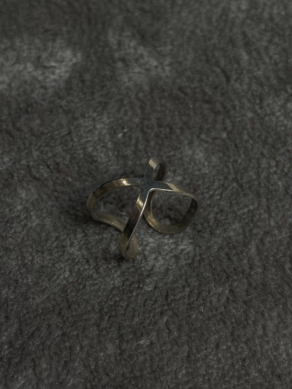 Hysteric Glamour Vintage Adjustable Leaf Ring in Silver Tone Size ONE SIZE - 2 Thumbnail