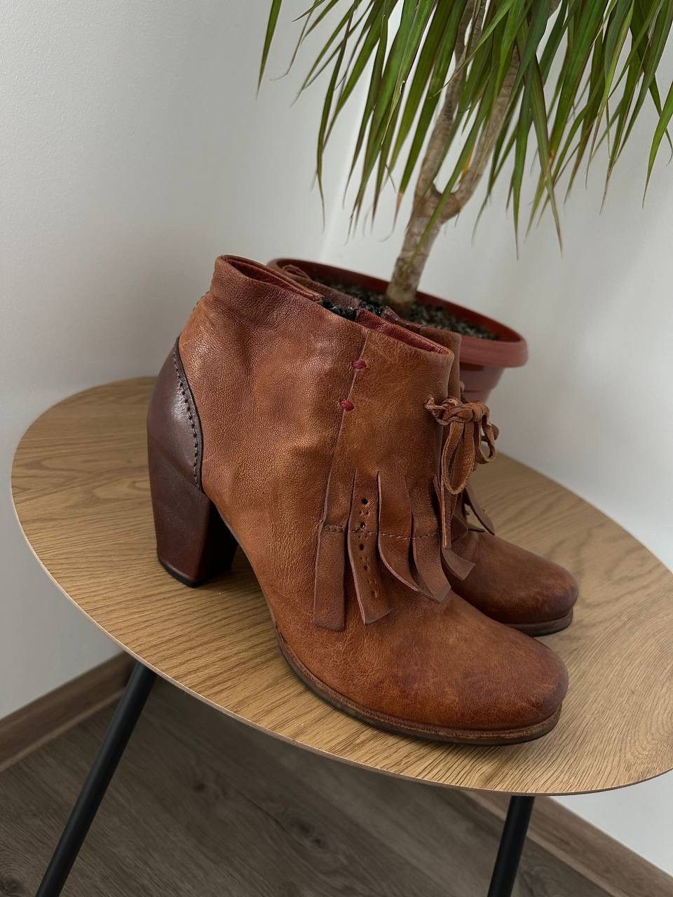 A.S.98 × Japanese Brand × Vintage Vintage Japanese A.S98 Brown Leather Air Step Womesn Boots Size US 8.5 / IT 38.5 - 6 Thumbnail