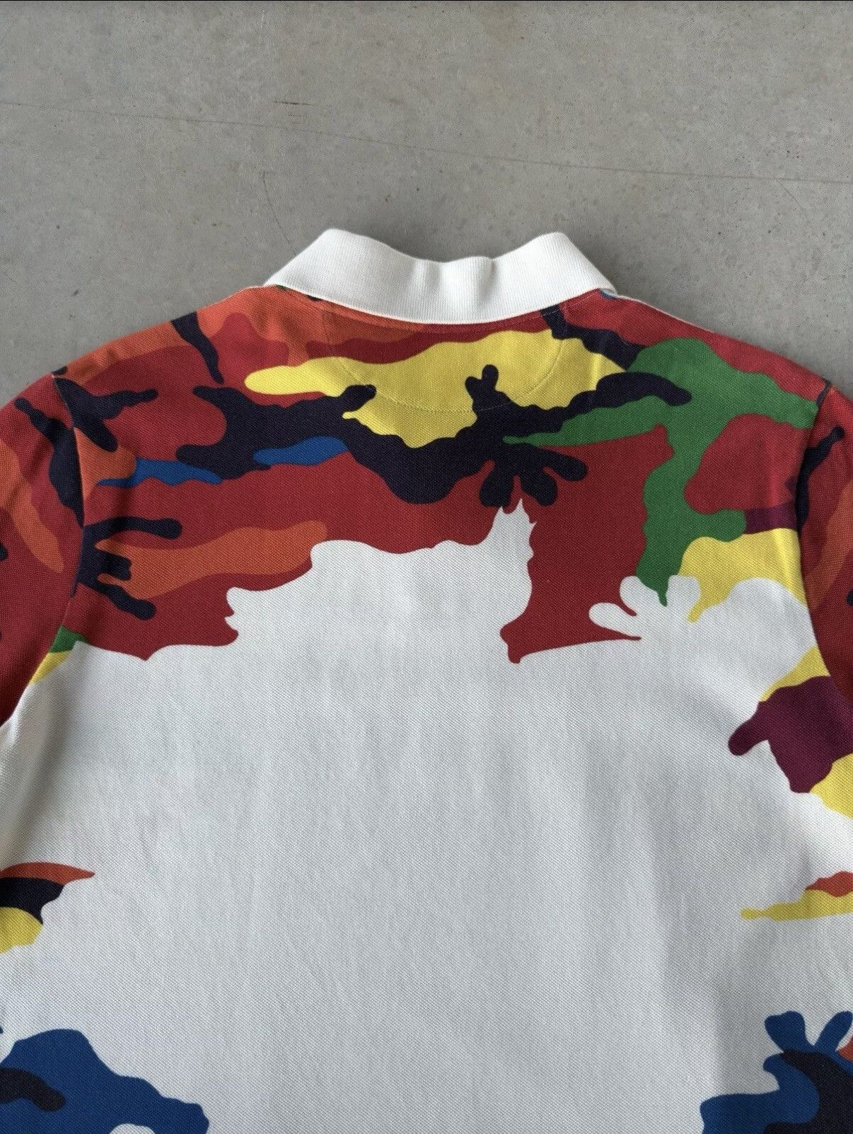 Designer Valentino Multi Colored Camouflage Polo Size US M / EU 48-50 / 2 - 4 Thumbnail