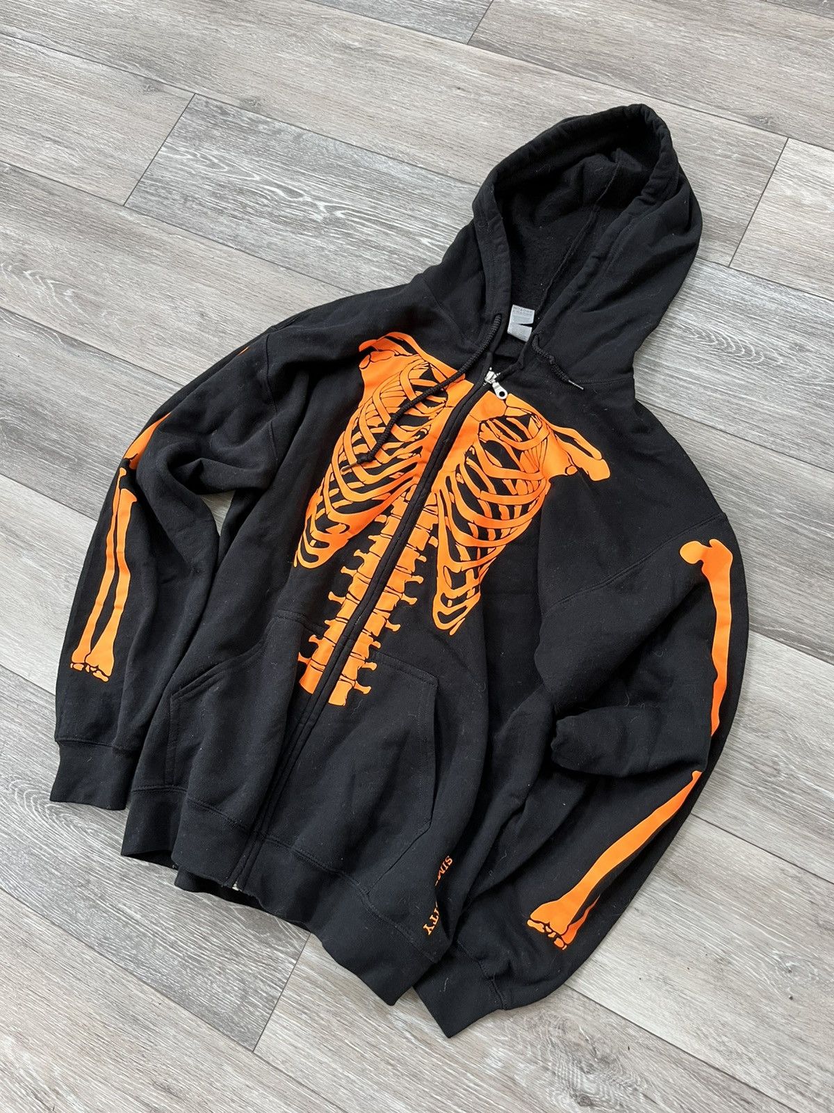 Other Simplicity Skeleton Zip-Up Hoodie Size US M / EU 48-50 / 2 - 2 Thumbnail