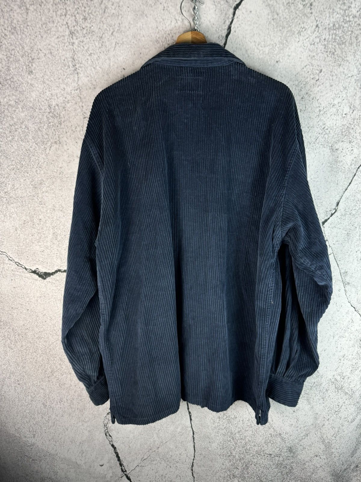 Burberry Thomas Burberry Heavy Vintage Corduroy Longsleeve Shirt Size US XL / EU 56 / 4 - 2 Thumbnail