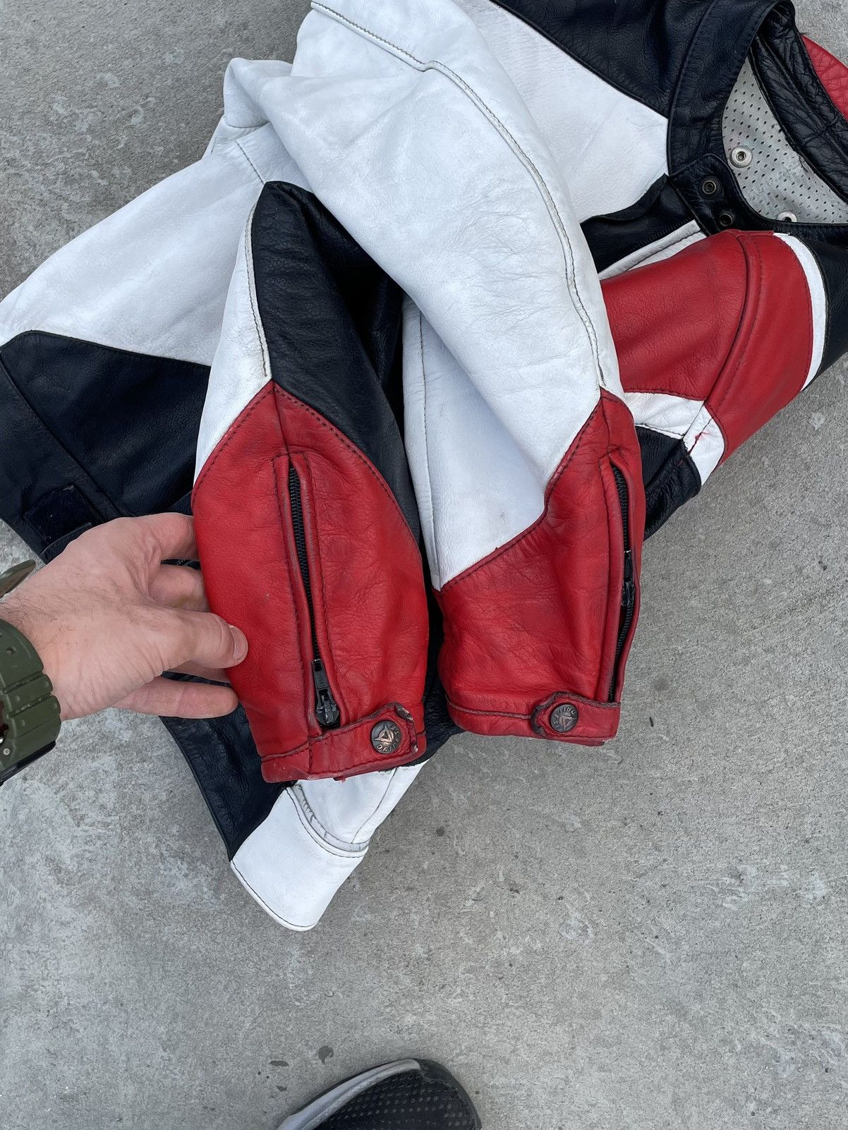 Dainese Dainese Moto Leather Racing Bike Rare Y2K Jacket sz 50 Size US XS / EU 42 / 0 - 9 Thumbnail