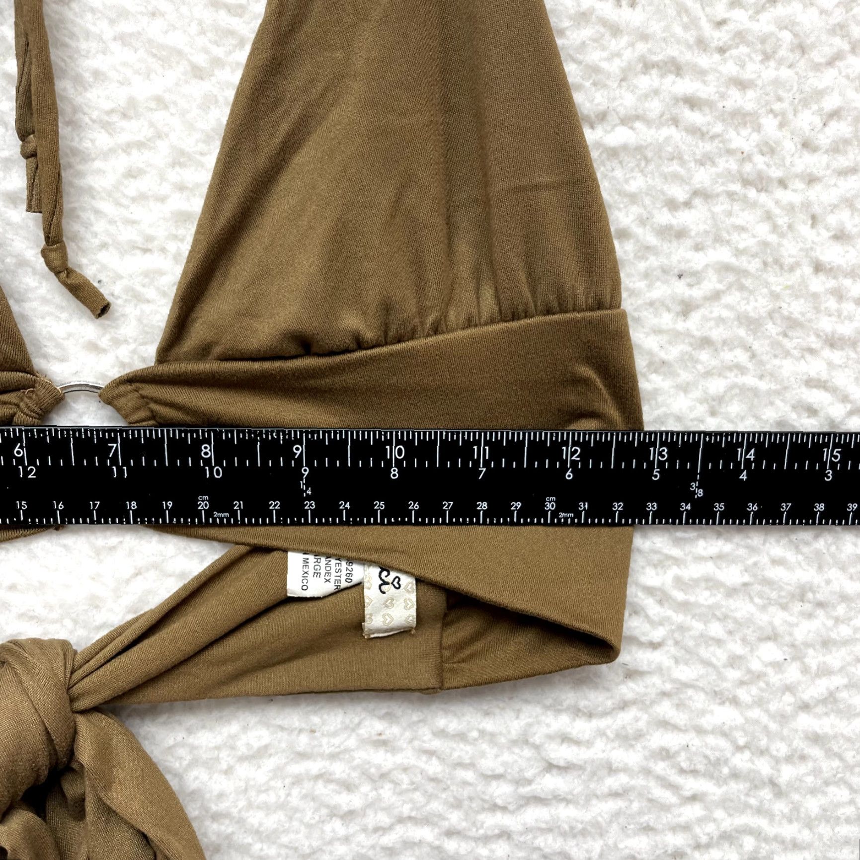 Vintage **Y2K Vintage Marci XL Tan O-Ring Boho Crop Top Party** User: Y2K Vintage Marci XL Tan O-Ring Boho Crop Top Party Size XL / US 12-14 / IT 48-50 - 6 Thumbnail