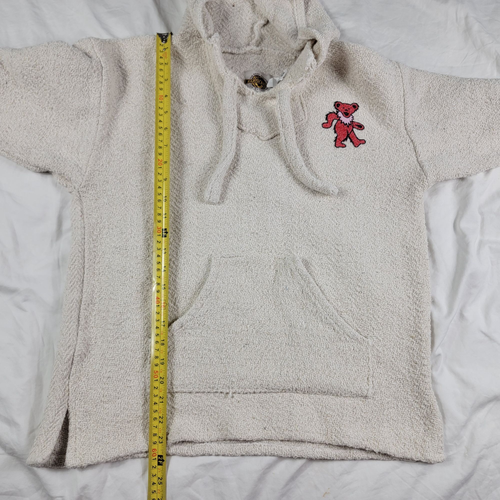 Earth Ragz Grateful Dead Swirling Bears Adults Medium White Natural Baj Size US M / EU 48-50 / 2 - 9 Thumbnail
