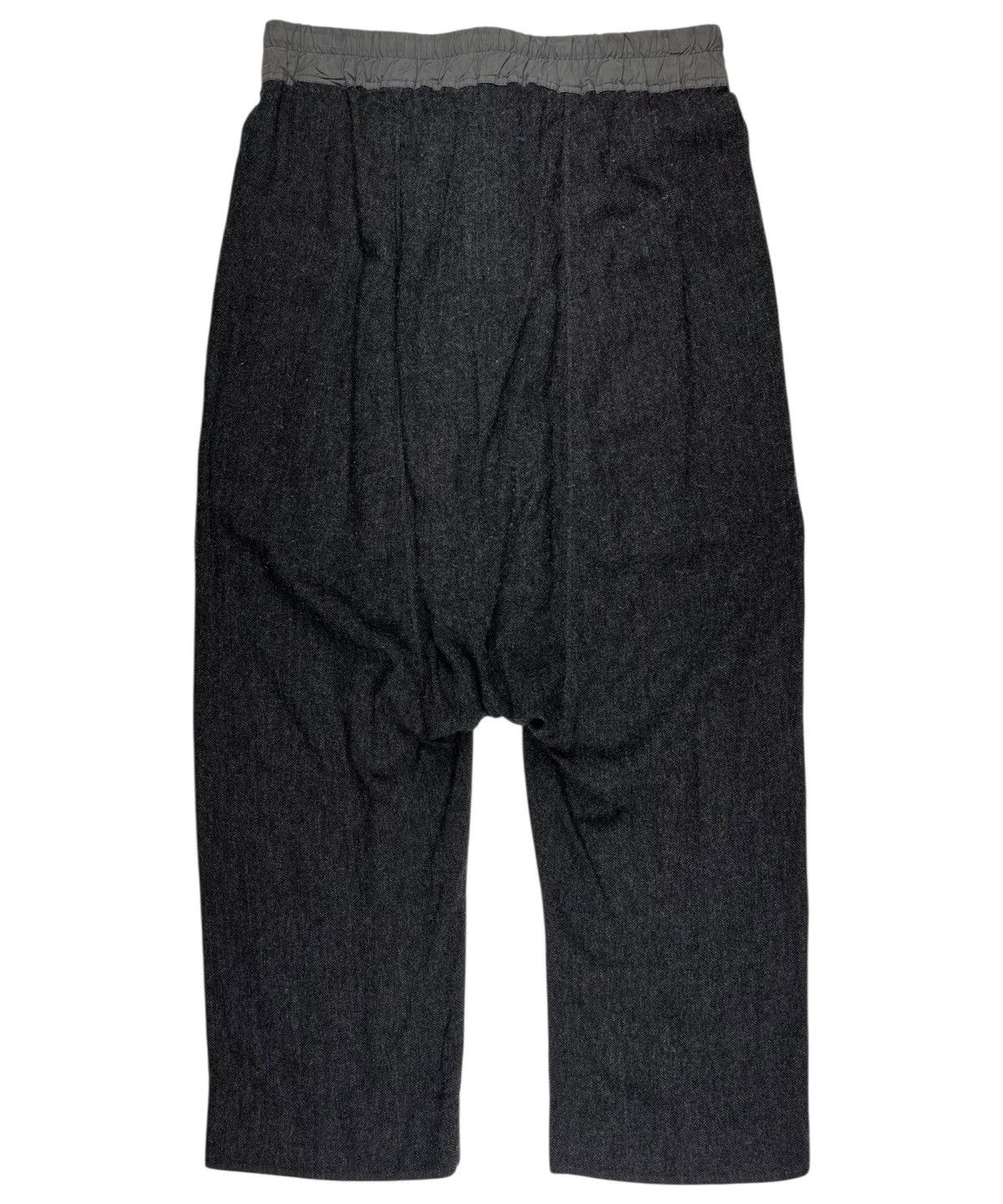 Rick Owens FW10 Rick Owens Gleam Wool Drawstring Drop Crotch Crop Pants Size US 30 / EU 46 - 2 Thumbnail