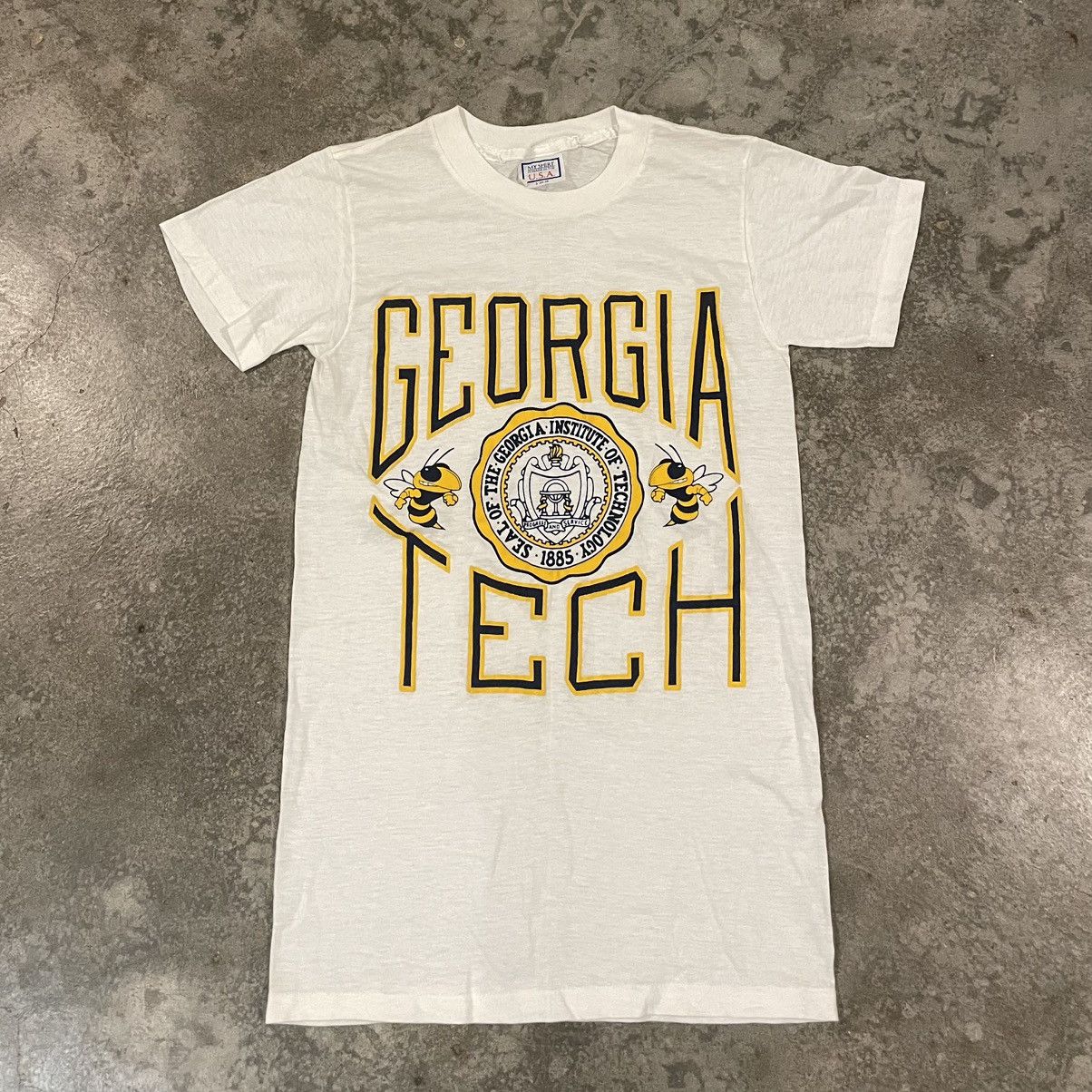 Vintage Georgia Tech Vintage 80s Tee Size US XS / EU 42 / 0 - 1 Thumbnail