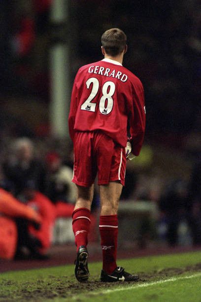 Reebok Liverpool home 1998/1999 debut gerrard jersey football Size US M / EU 48-50 / 2 - 13 Thumbnail