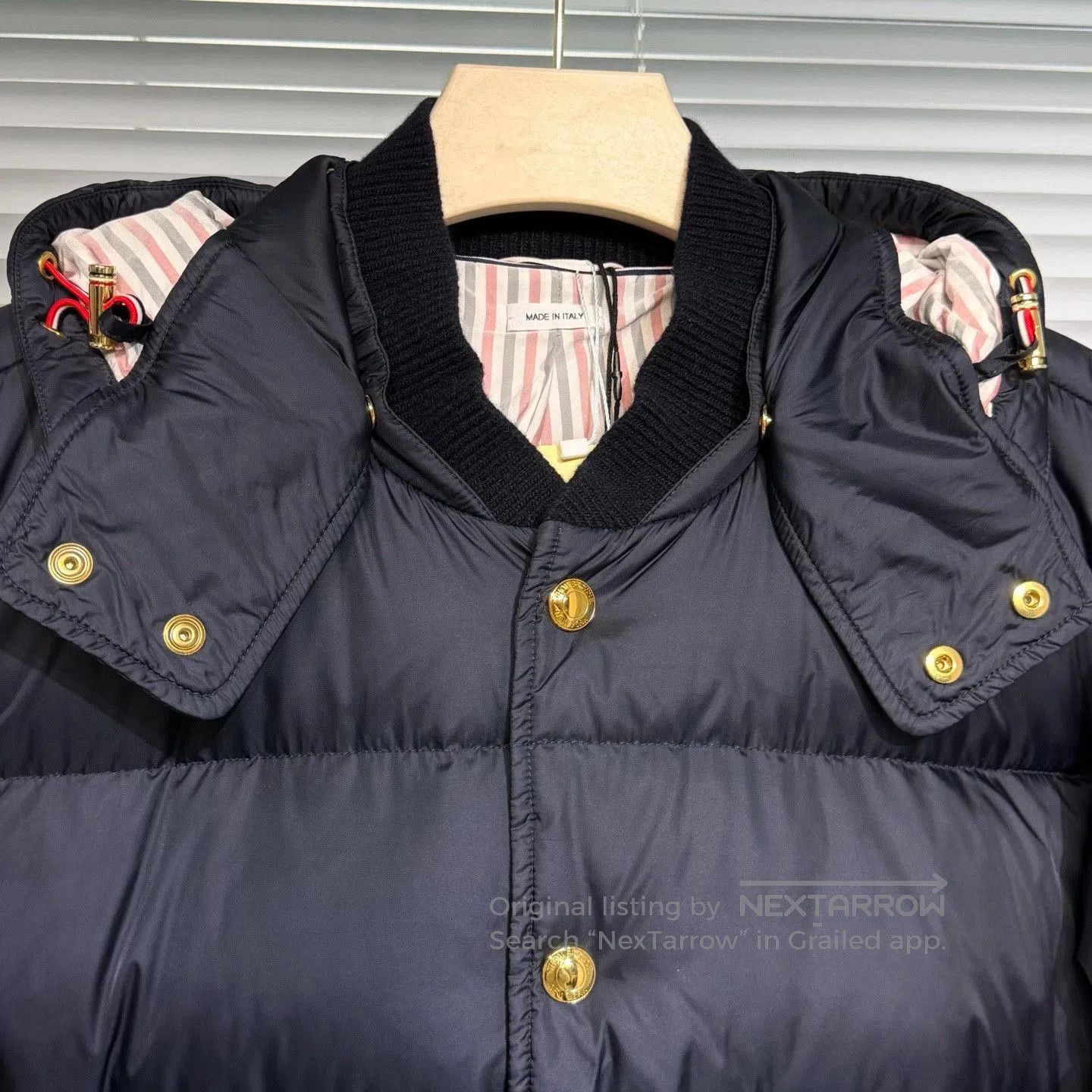 Thom Browne Thom Browne Dark Blue Down Jacket. Size US M / EU 48-50 / 2 - 3 Thumbnail