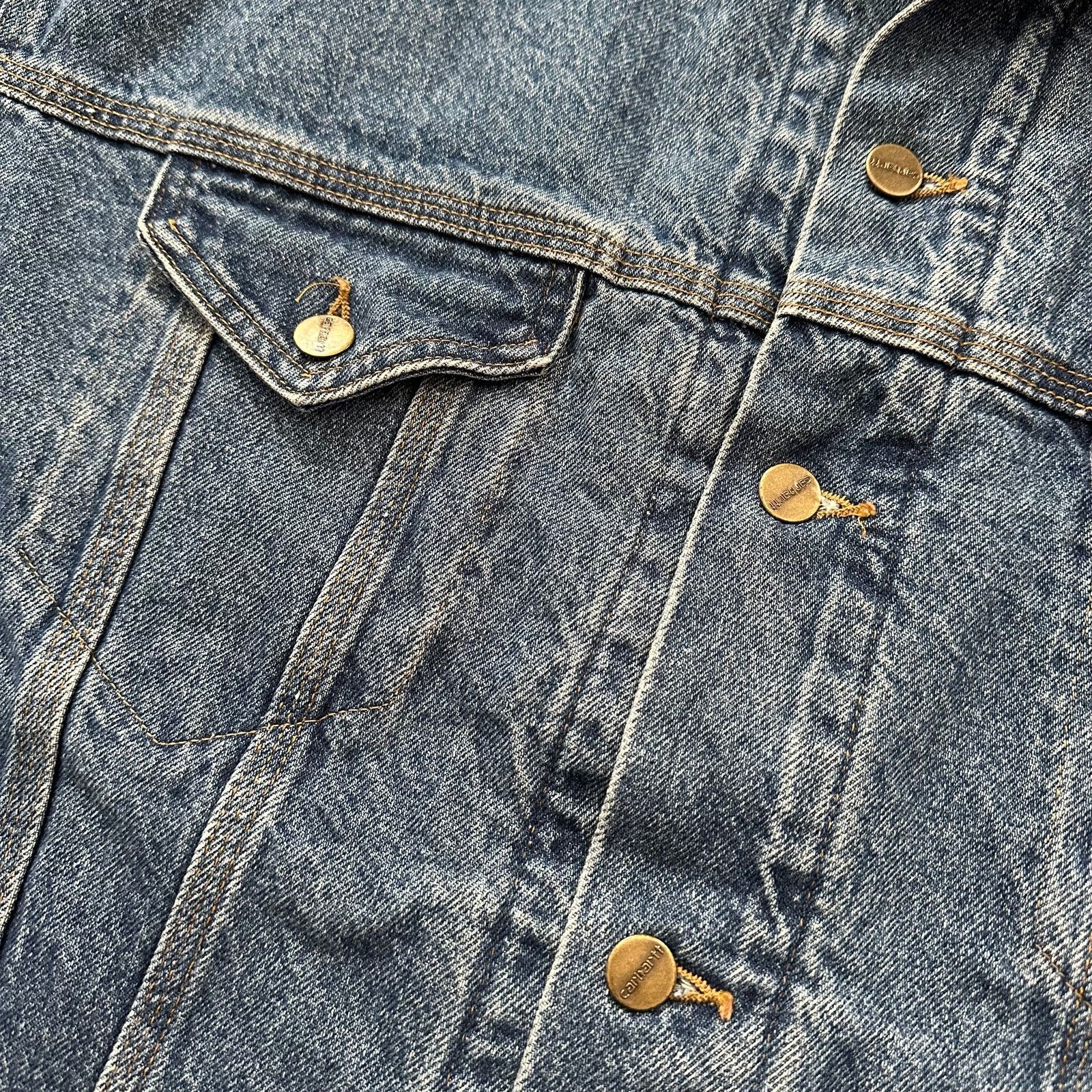 Carhartt Vintage 1997 Carhartt JB0998 Denim Jacket Blanket Lined XL Size US XL / EU 56 / 4 - 9 Thumbnail