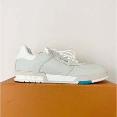 Montant lv trainer leather high trainers Louis Vuitton Grey size
