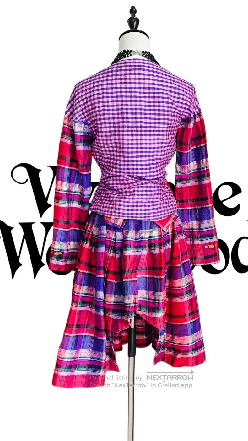 Vivienne Westwood Vivienne Westwood Plaid Patchwork Suit Size XS / US 0-2 / IT 36-38 - 8 Thumbnail