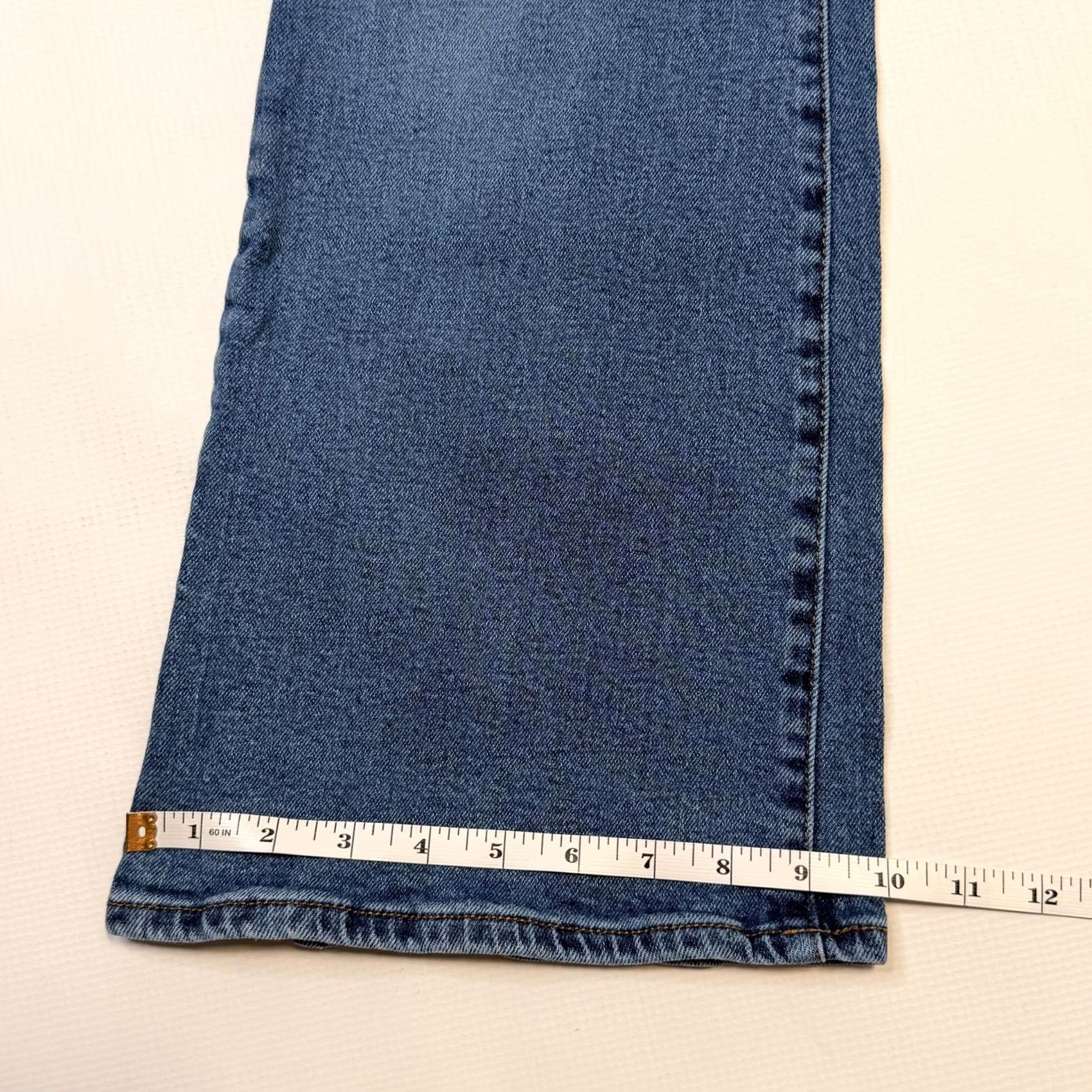 Rsq RSQ Jeans Womens 27 Blue High Rise Flare Denim 5 Pocket Medium Wash Shirt Womens Adult Medium Blue Size 27" / US 4 / IT 40 - 4 Thumbnail