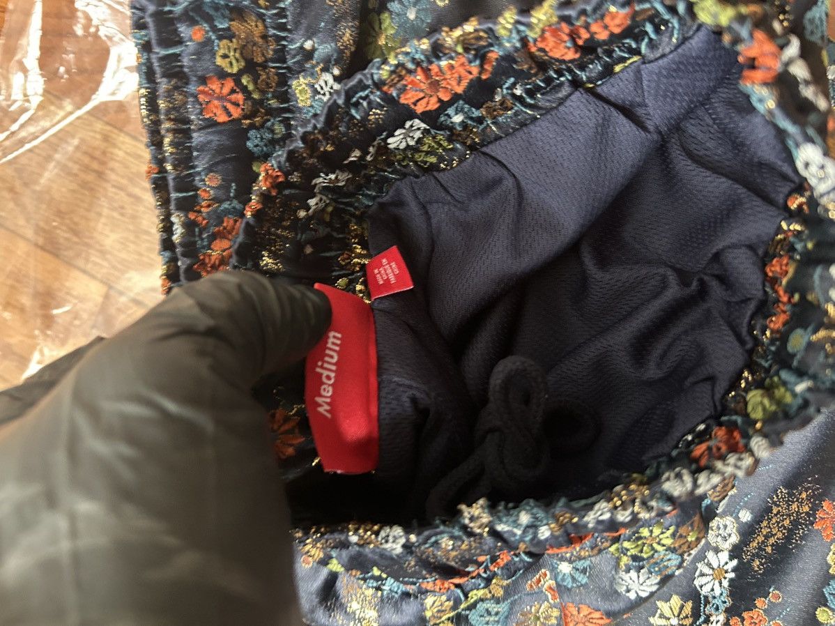 Supreme Floral Jacquard Shorts (SS26) – Navy – Medium