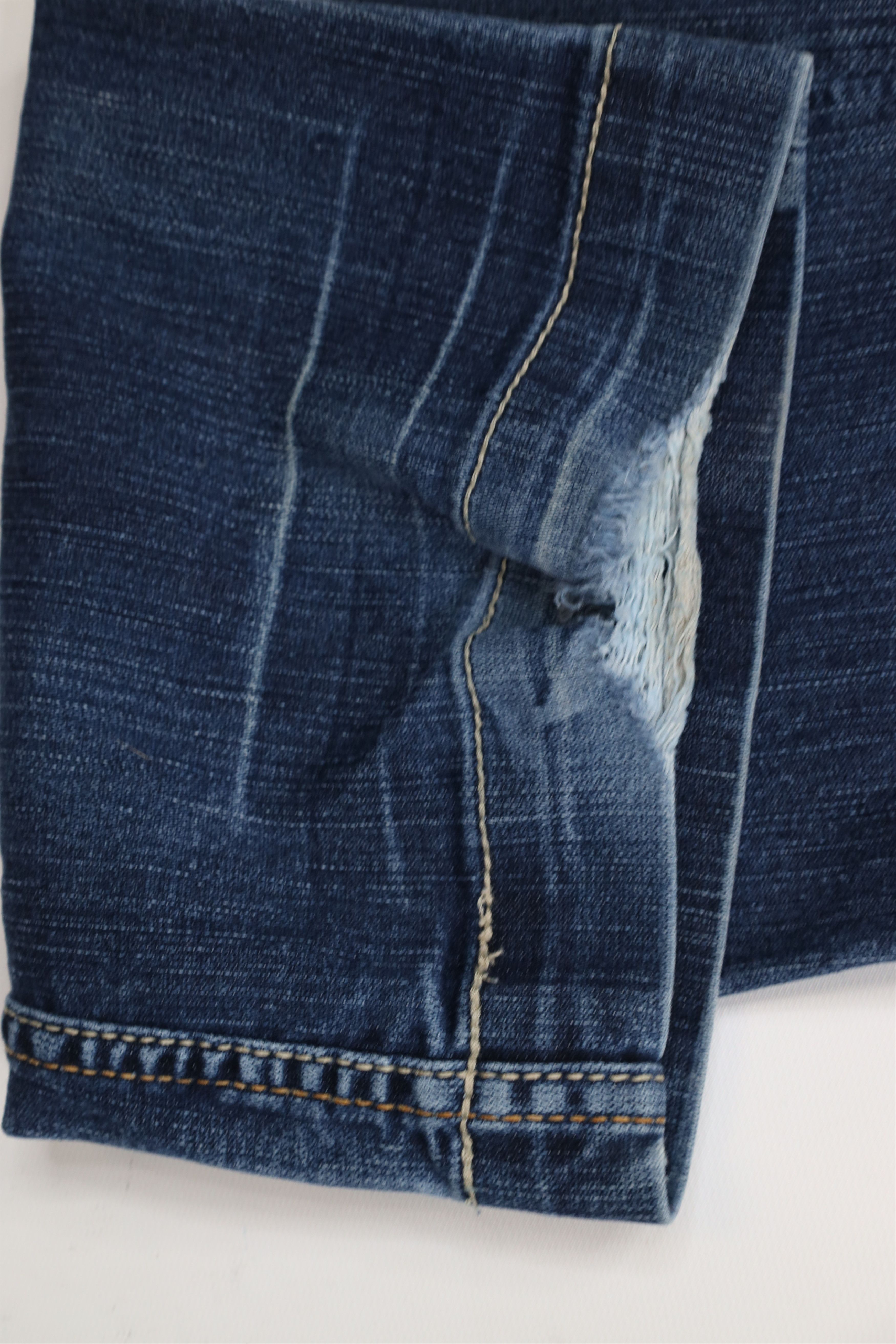 Vintage Buckle BKE Thick Stitch Starlite Stretch Flared Jeans Blue Size 28" / US 6 / IT 42 - 6 Thumbnail