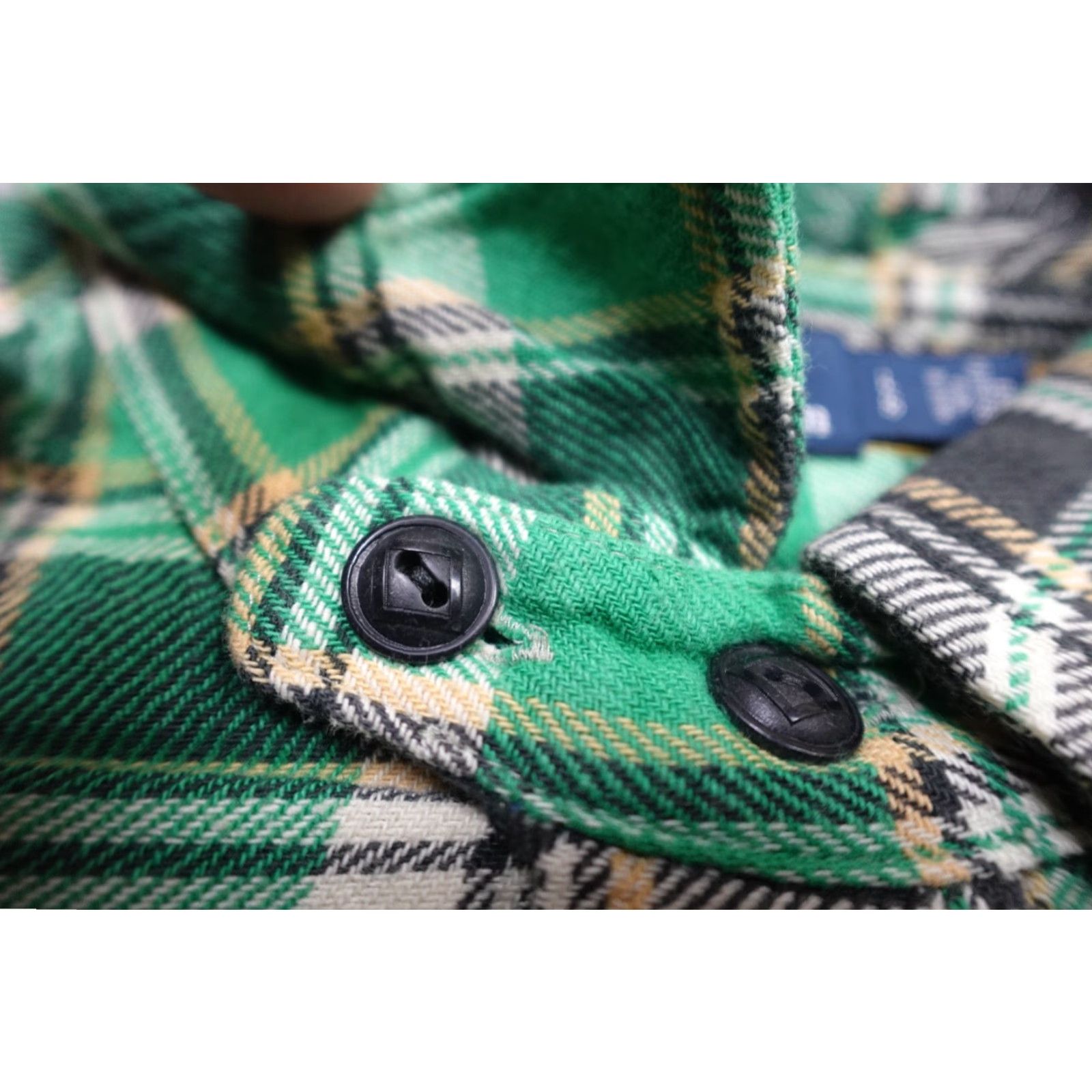 Polo Ralph Lauren Polo Ralph Lauren Button-Up Shirt Mens L Twill Plaid Green Chin Strap New Size US L / EU 52-54 / 3 - 3 Thumbnail