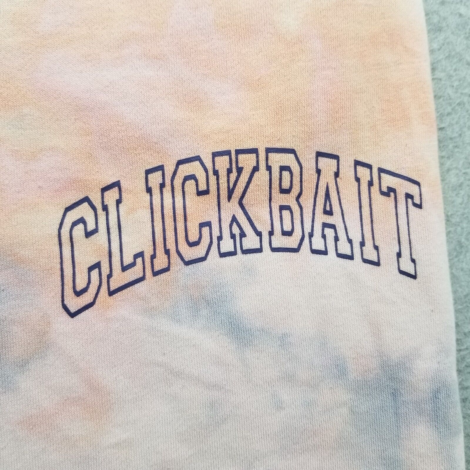 Other Clickbait Pants Womens Tie Dye Pockets Spell Out Logo Jogger Size 28" / US 6 / IT 42 - 7 Thumbnail