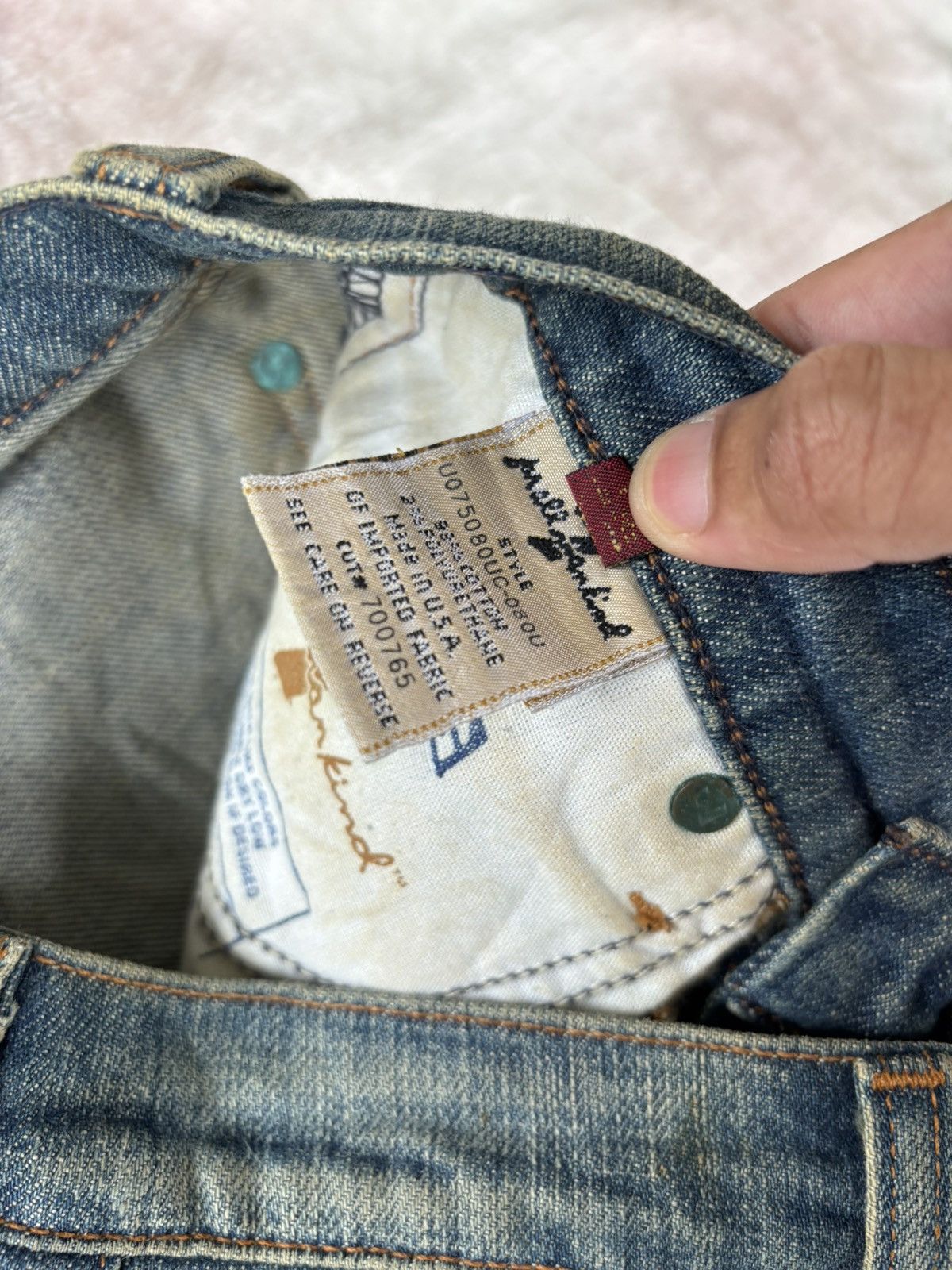 7 For All Mankind × Japanese Brand Flare Jeans Rusty Bootcut 7 For All Mankind Distress Denim Size 27" / US 4 / IT 40 - 12 Thumbnail