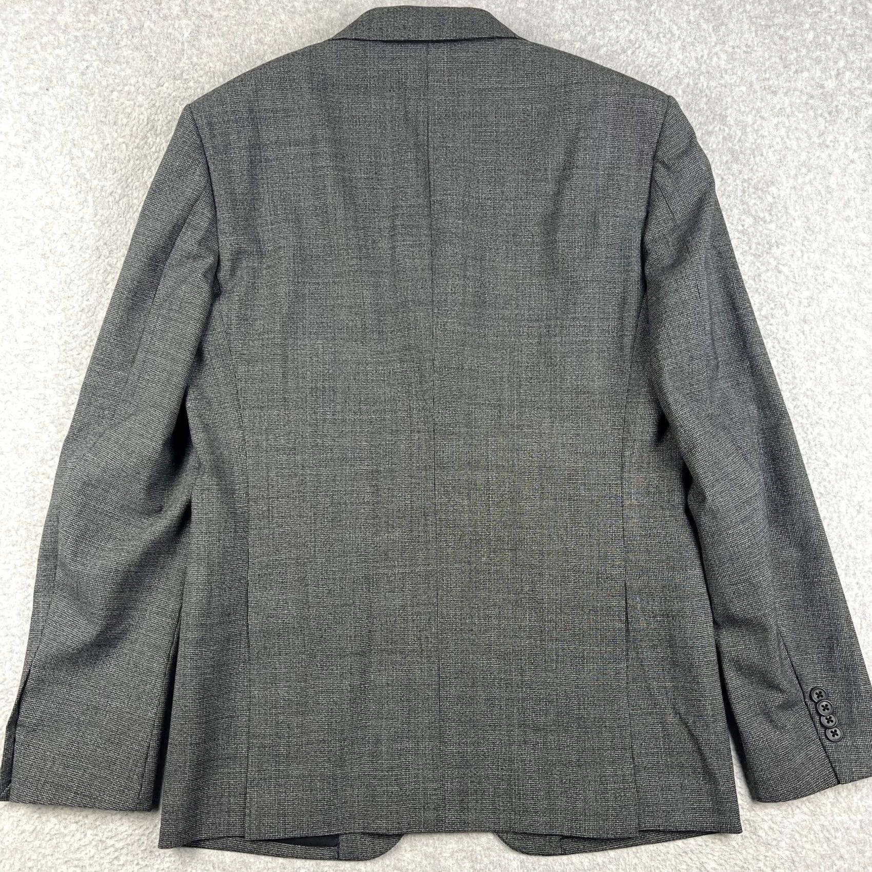 John Varvatos John Varvatos Suit Coat Blazer Pants Set 38R Mens 31x31 Grey Wool Size 38R - 3 Thumbnail