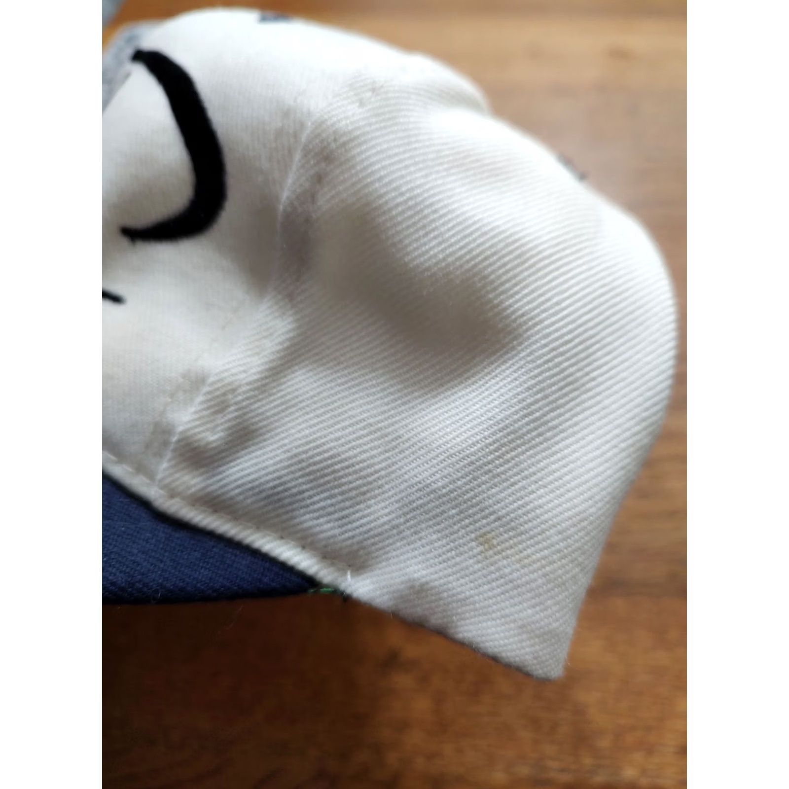 Vintage VINTAGE GM Angus Cattle Wool Blend Snapback Hat 1990s 2000s Ranch Yupoong Farmer Cap Beige Men One Size Adjustable Wool/Acrylic Canvas Hat Mens Size ONE SIZE - 3 Thumbnail