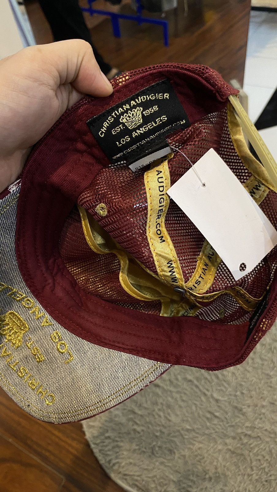 Christian Audigier Christian Audiger Caps red Size ONE SIZE - 5 Thumbnail