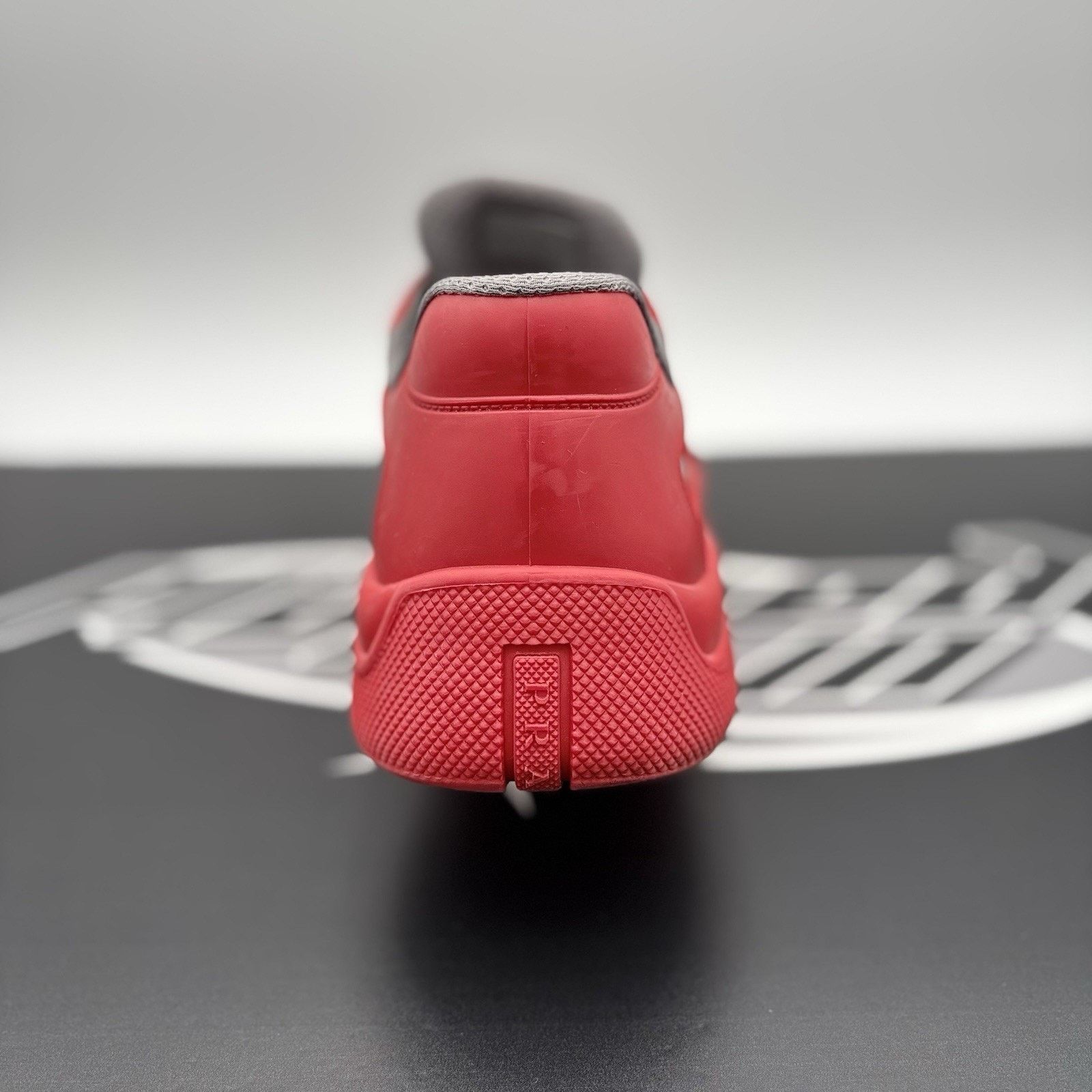 Prada Prada America's Cup Soft Rubber ' Red ' | GREAT CONDITION! Size US 11 / EU 44 - 3 Thumbnail