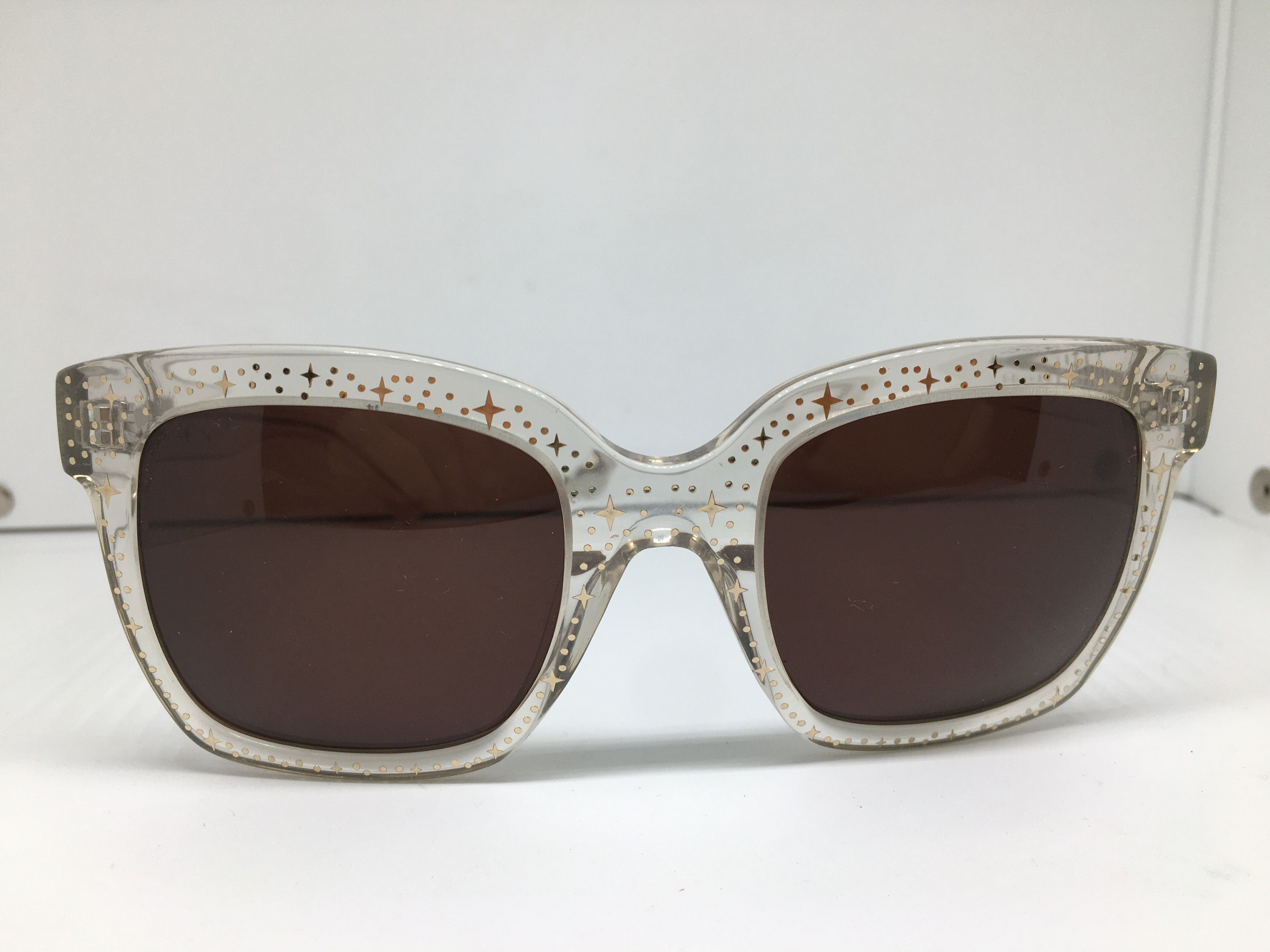 Other Handmade Clear Acetate Square Sunglasses Frame Size ONE SIZE - 2 Thumbnail