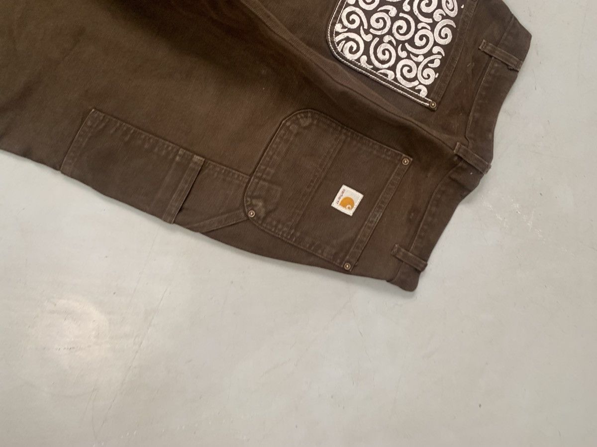 Carhartt Vintage 10f1 Carhartt EB136 dkb double knee blockprint Size US 32 / EU 48 - 11 Thumbnail