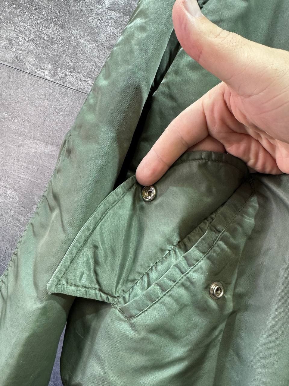 Other Vintage MA-1 Flight Bomber Jacket Reversible Green Orange Size US L / EU 52-54 / 3 - 9 Thumbnail