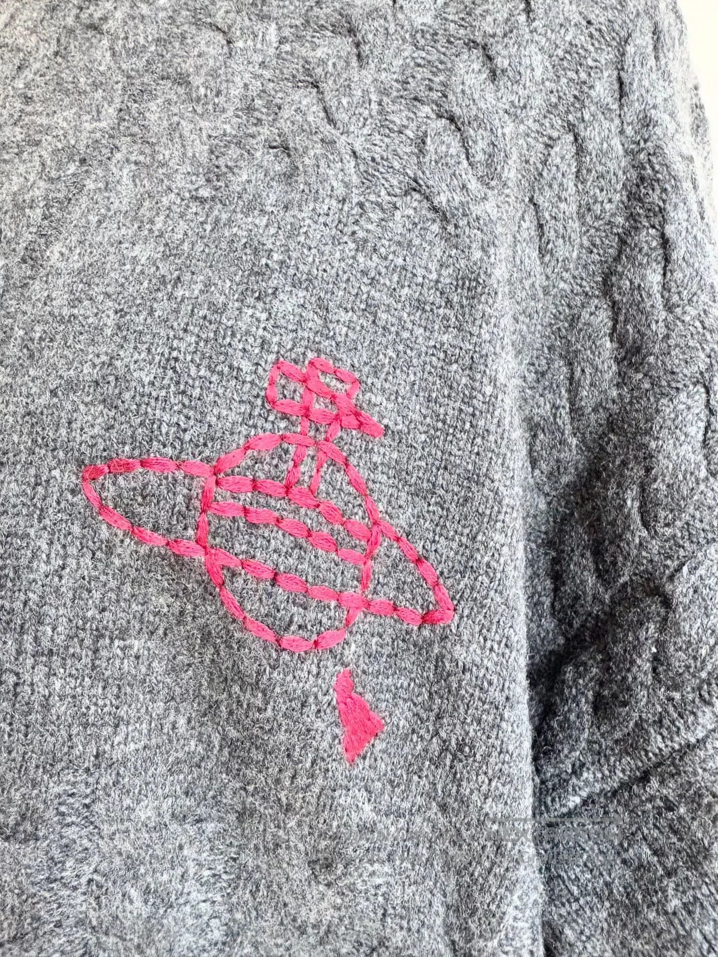 Vivienne Westwood Vivienne Westwood Vintage Gray Cable Sweater. Size M / US 6-8 / IT 42-44 - 2 Thumbnail