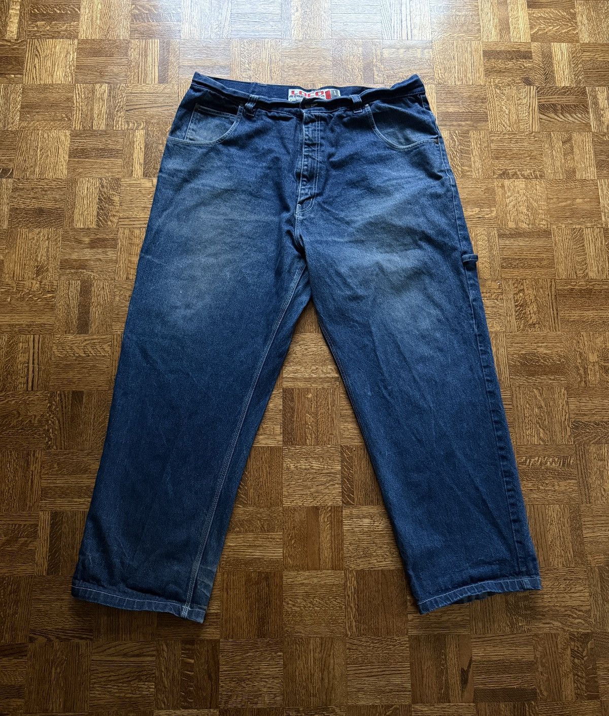 Vintage Vintage Y2K Loco Baggy Carpenter Denim Jeans Size US 44 / EU 60 - 2 Thumbnail