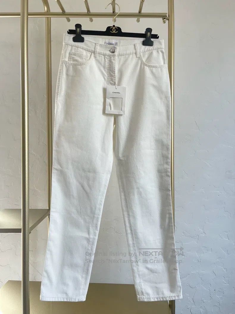 Chanel Chanel 24n white jeans Size 25" / US 0 / IT 36 - 1 Thumbnail