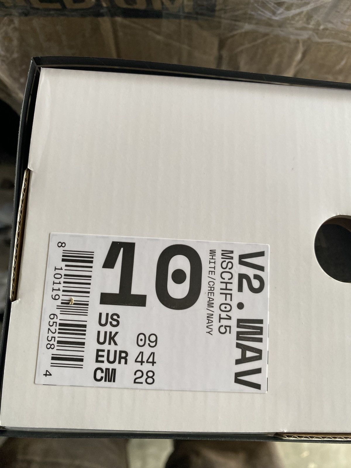MSCHF MSCHF V2 Wav White Navy Size US 10 / EU 43 - 10 Thumbnail