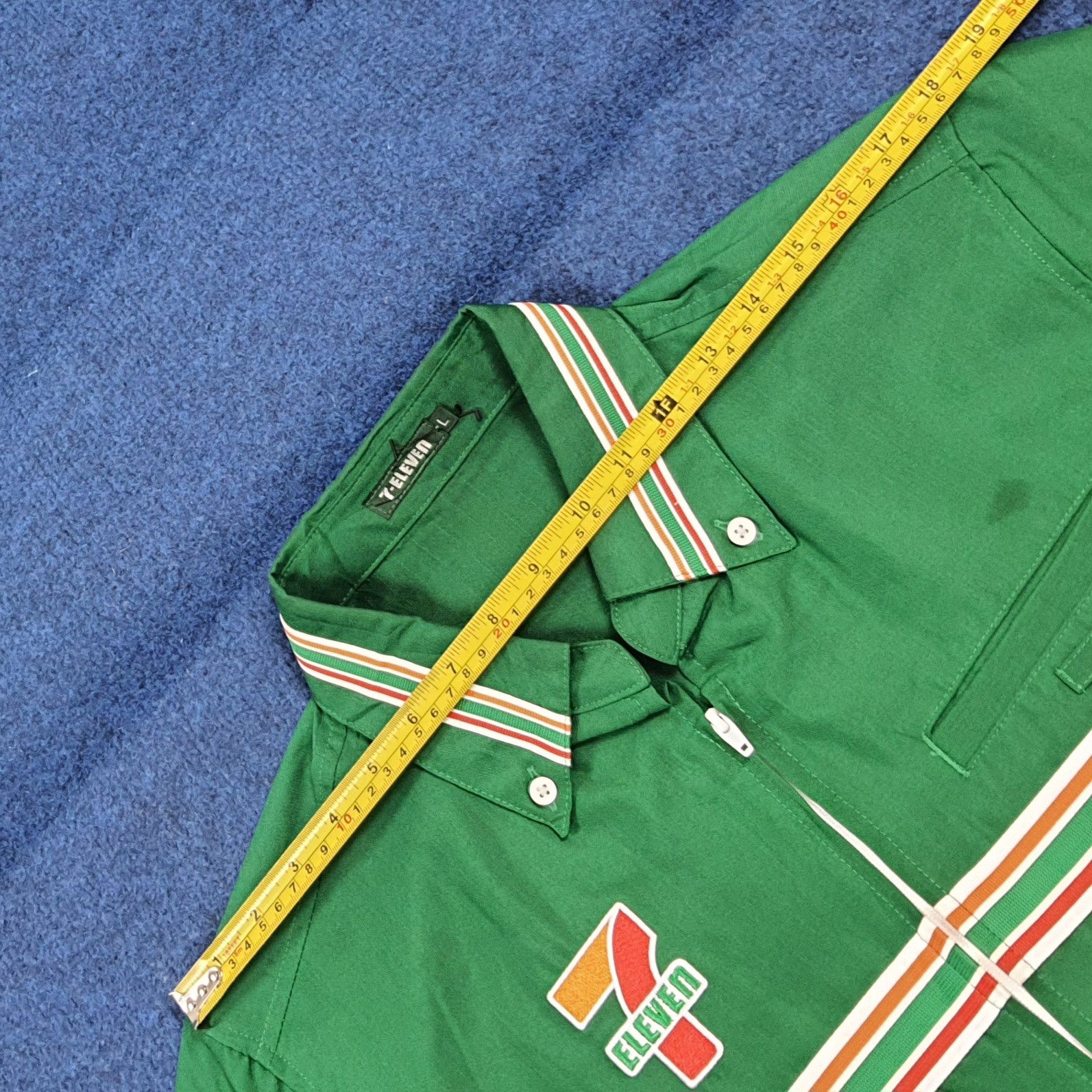 Japanese Brand Vintage 7 Eleven Japan Staff Uniform Work Jacket C299N45 Size US L / EU 52-54 / 3 - 8 Thumbnail